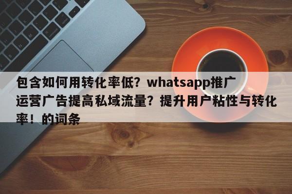 包含如何用转化率低？whatsapp推广运营广告提高私域流量？提升用户粘性与转化率！的词条