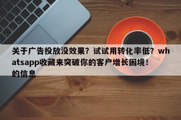 关于广告投放没效果?试试用转化率低?whatsapp收藏来突破你的客户增长困境!的信息