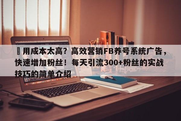 ⚡用成本太高？高效营销FB养号系统广告，快速增加粉丝！每天引流300+粉丝的实战技巧的简单介绍