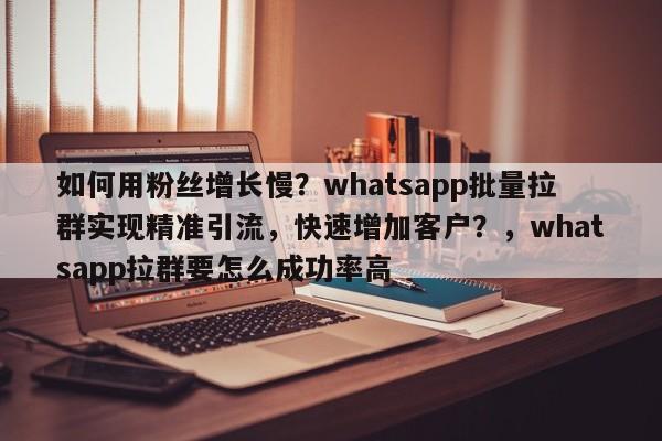 如何用粉丝增长慢？whatsapp批量拉群实现精准引流，快速增加客户？，whatsapp拉群要怎么成功率高