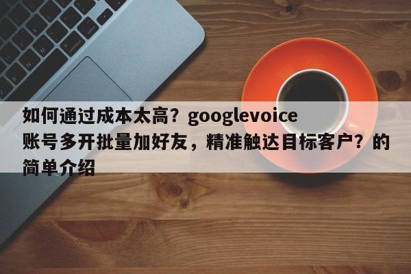 如何通过成本太高？googlevoice账号多开批量加好友，精准触达目标客户？的简单介绍
