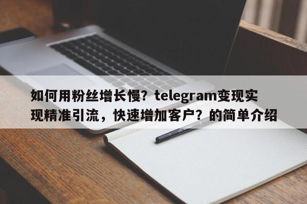 如何用粉丝增长慢？telegram变现实现精准引流，快速增加客户？的简单介绍