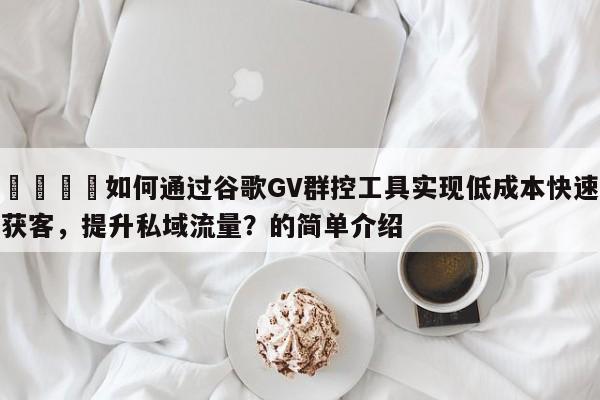 📈如何通过谷歌GV群控工具实现低成本快速获客，提升私域流量？的简单介绍