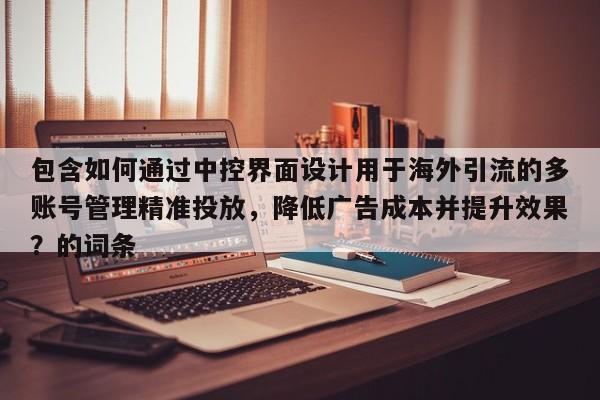 包含如何通过中控界面设计用于海外引流的多账号管理精准投放，降低广告成本并提升效果？的词条