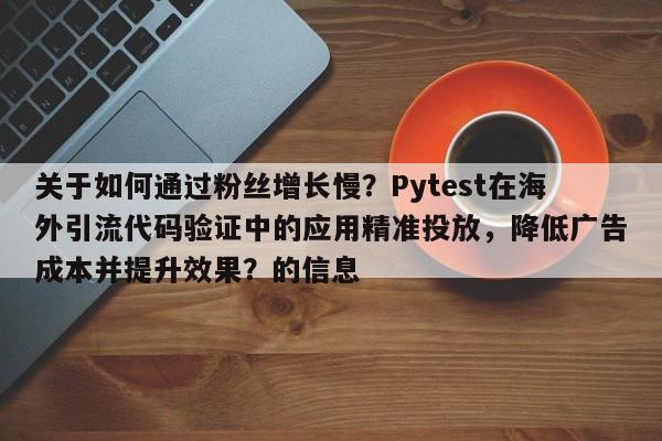 关于如何通过粉丝增长慢？Pytest在海外引流代码验证中的应用精准投放，降低广告成本并提升效果？的信息