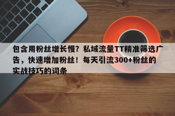 包含用粉丝增长慢？私域流量TT精准筛选广告，快速增加粉丝！每天引流300+粉丝的实战技巧的词条