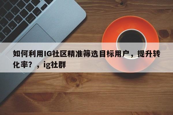 如何利用IG社区精准筛选目标用户，提升转化率？，ig社群