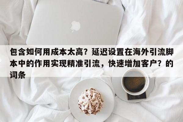 包含如何用成本太高？延迟设置在海外引流脚本中的作用实现精准引流，快速增加客户？的词条
