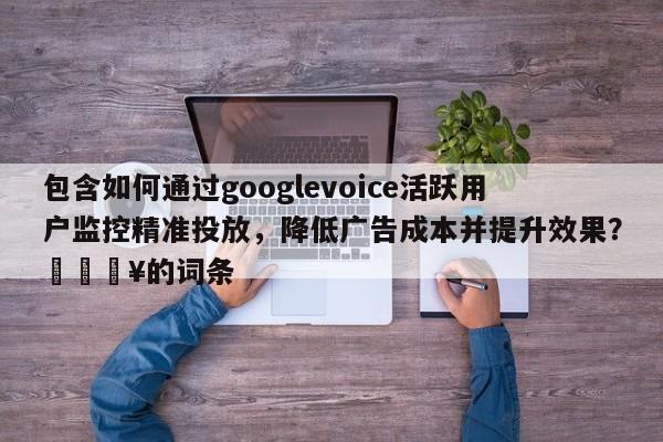 包含如何通过googlevoice活跃用户监控精准投放，降低广告成本并提升效果？💥的词条