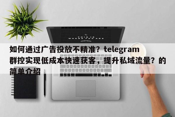 如何通过广告投放不精准？telegram群控实现低成本快速获客，提升私域流量？的简单介绍