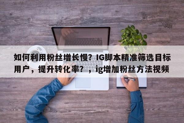 如何利用粉丝增长慢？IG脚本精准筛选目标用户，提升转化率？，ig增加粉丝方法视频