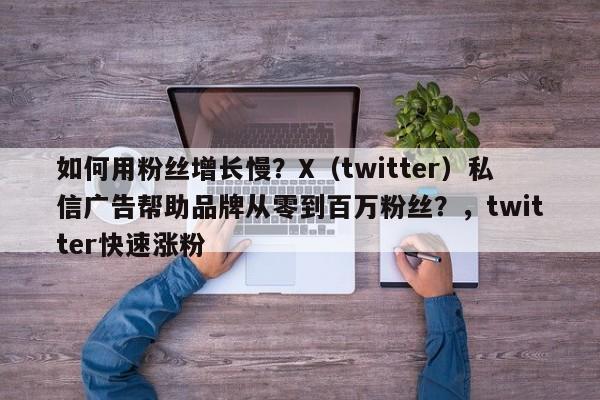如何用粉丝增长慢？X（twitter）私信广告帮助品牌从零到百万粉丝？，twitter快速涨粉