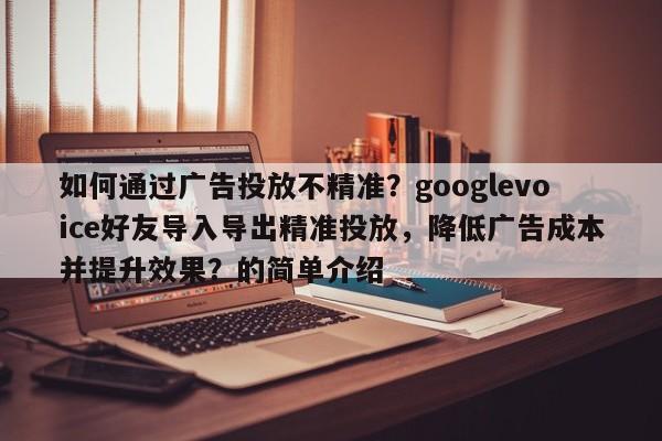 如何通过广告投放不精准？googlevoice好友导入导出精准投放，降低广告成本并提升效果？的简单介绍
