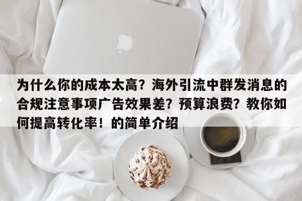 为什么你的成本太高?海外引流中群发消息的合规注意事项广告效果差?预算浪费?教你如何提高转化率!的简单介绍