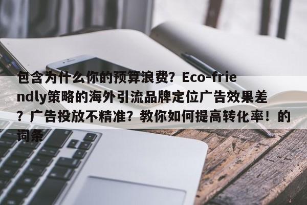 包含为什么你的预算浪费？Eco-friendly策略的海外引流品牌定位广告效果差？广告投放不精准？教你如何提高转化率！的词条