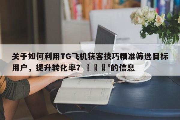 关于如何利用TG飞机获客技巧精准筛选目标用户，提升转化率？💰的信息