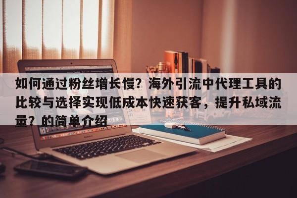 如何通过粉丝增长慢？海外引流中代理工具的比较与选择实现低成本快速获客，提升私域流量？的简单介绍