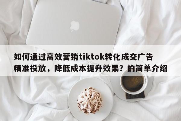 如何通过高效营销tiktok转化成交广告精准投放，降低成本提升效果？的简单介绍