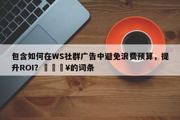 包含如何在WS社群广告中避免浪费预算，提升ROI？💥的词条