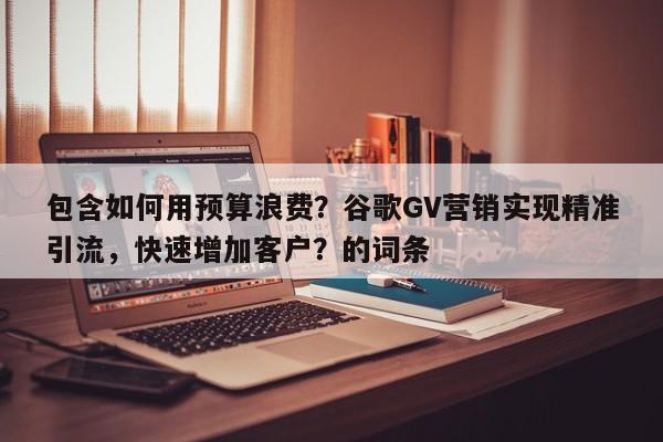 包含如何用预算浪费？谷歌GV营销实现精准引流，快速增加客户？的词条