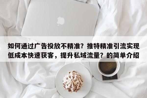 如何通过广告投放不精准？推特精准引流实现低成本快速获客，提升私域流量？的简单介绍