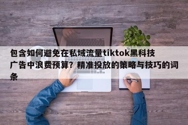 包含如何避免在私域流量tiktok黑科技广告中浪费预算？精准投放的策略与技巧的词条