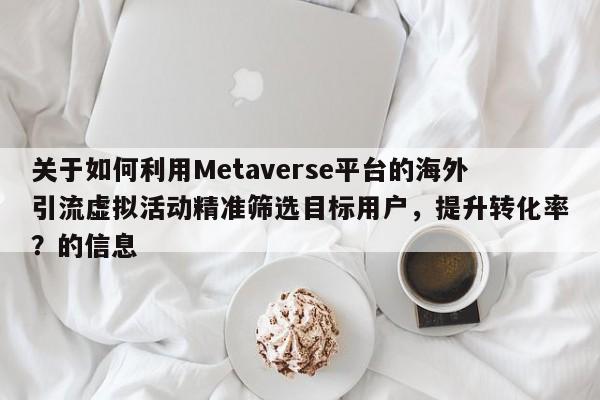 关于如何利用Metaverse平台的海外引流虚拟活动精准筛选目标用户，提升转化率？的信息