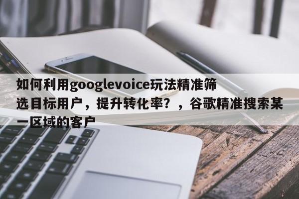 如何利用googlevoice玩法精准筛选目标用户，提升转化率？，谷歌精准搜索某一区域的客户