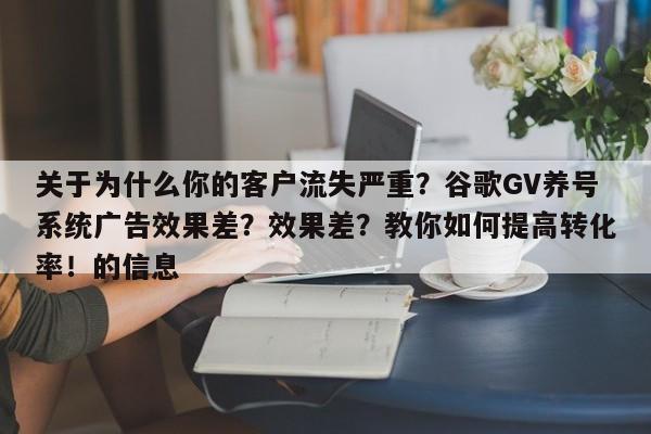 关于为什么你的客户流失严重？谷歌GV养号系统广告效果差？效果差？教你如何提高转化率！的信息