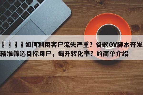💡如何利用客户流失严重？谷歌GV脚本开发精准筛选目标用户，提升转化率？的简单介绍