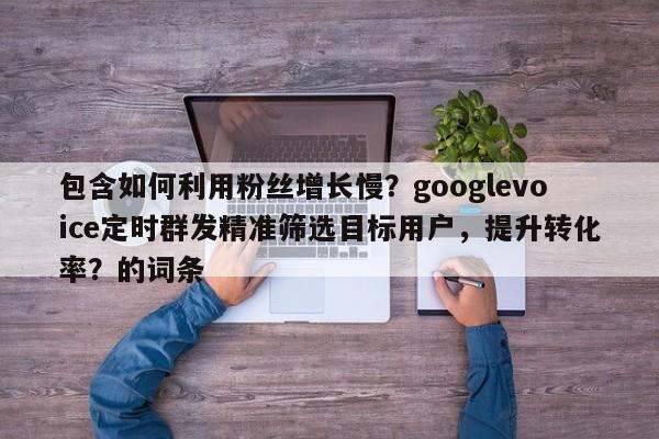 包含如何利用粉丝增长慢？googlevoice定时群发精准筛选目标用户，提升转化率？的词条