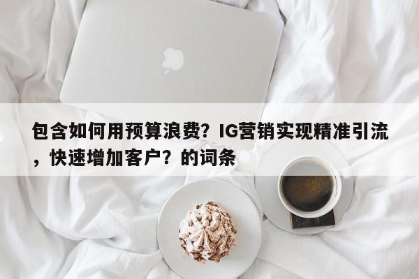 包含如何用预算浪费？IG营销实现精准引流，快速增加客户？的词条