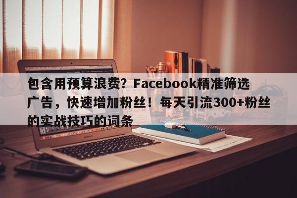 包含用预算浪费？Facebook精准筛选广告，快速增加粉丝！每天引流300+粉丝的实战技巧的词条