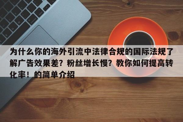 为什么你的海外引流中法律合规的国际法规了解广告效果差？粉丝增长慢？教你如何提高转化率！的简单介绍