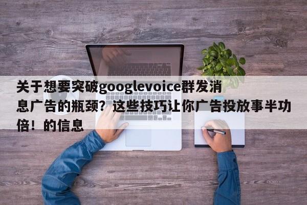 关于想要突破googlevoice群发消息广告的瓶颈？这些技巧让你广告投放事半功倍！的信息
