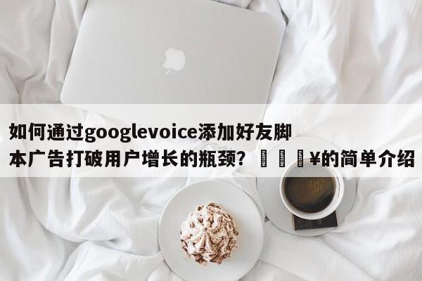 如何通过googlevoice添加好友脚本广告打破用户增长的瓶颈？💥的简单介绍