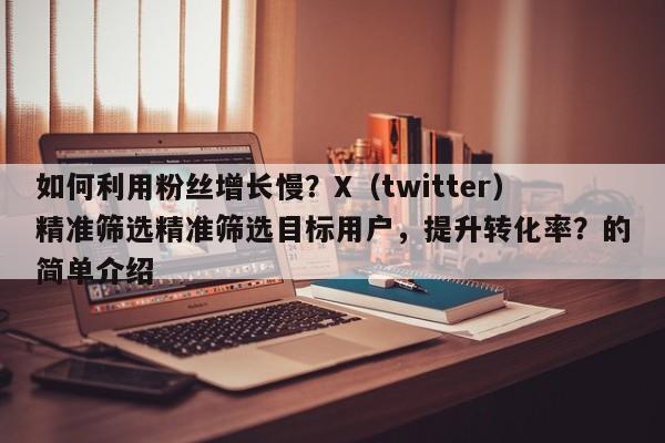 如何利用粉丝增长慢？X（twitter）精准筛选精准筛选目标用户，提升转化率？的简单介绍