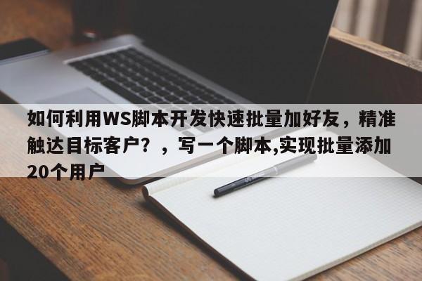 如何利用WS脚本开发快速批量加好友，精准触达目标客户？，写一个脚本,实现批量添加20个用户