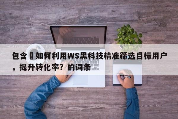 包含⚡如何利用WS黑科技精准筛选目标用户，提升转化率？的词条