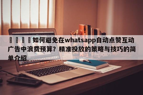 💡如何避免在whatsapp自动点赞互动广告中浪费预算？精准投放的策略与技巧的简单介绍