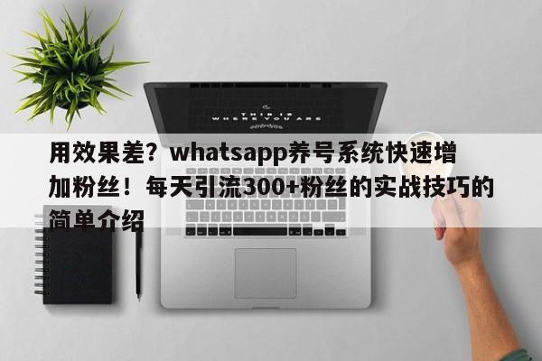 用效果差？whatsapp养号系统快速增加粉丝！每天引流300+粉丝的实战技巧的简单介绍