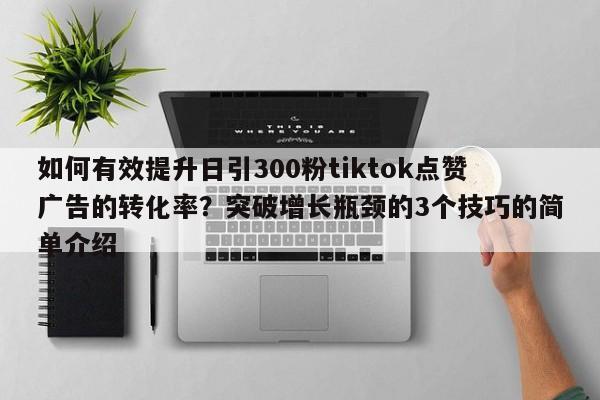 如何有效提升日引300粉tiktok点赞广告的转化率？突破增长瓶颈的3个技巧的简单介绍