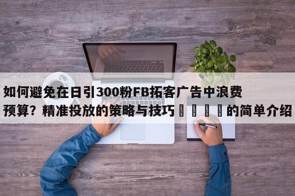 如何避免在日引300粉FB拓客广告中浪费预算？精准投放的策略与技巧📣的简单介绍
