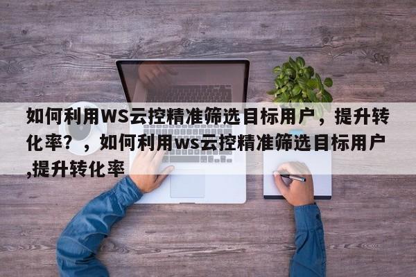 如何利用WS云控精准筛选目标用户，提升转化率？，如何利用ws云控精准筛选目标用户,提升转化率