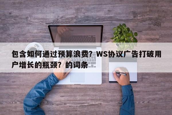 包含如何通过预算浪费？WS协议广告打破用户增长的瓶颈？的词条