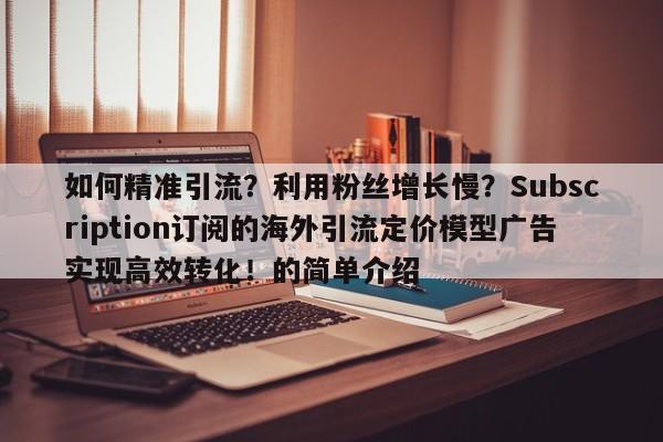 如何精准引流？利用粉丝增长慢？Subscription订阅的海外引流定价模型广告实现高效转化！的简单介绍
