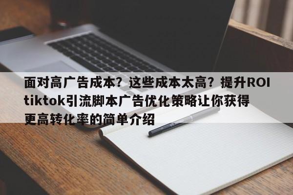 面对高广告成本？这些成本太高？提升ROItiktok引流脚本广告优化策略让你获得更高转化率的简单介绍