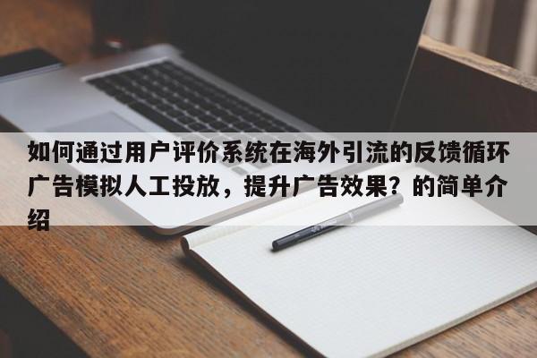 如何通过用户评价系统在海外引流的反馈循环广告模拟人工投放，提升广告效果？的简单介绍