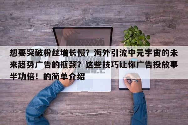 想要突破粉丝增长慢？海外引流中元宇宙的未来趋势广告的瓶颈？这些技巧让你广告投放事半功倍！的简单介绍