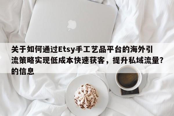 关于如何通过Etsy手工艺品平台的海外引流策略实现低成本快速获客，提升私域流量？的信息